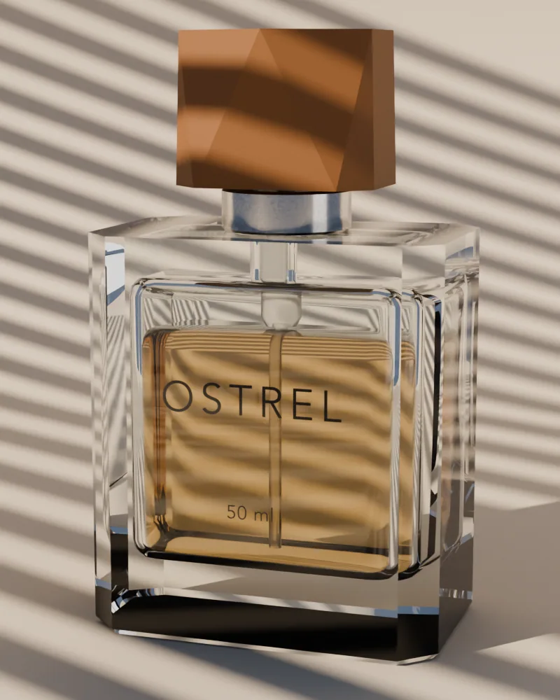 Sample bake 04, eau de parfum in window light