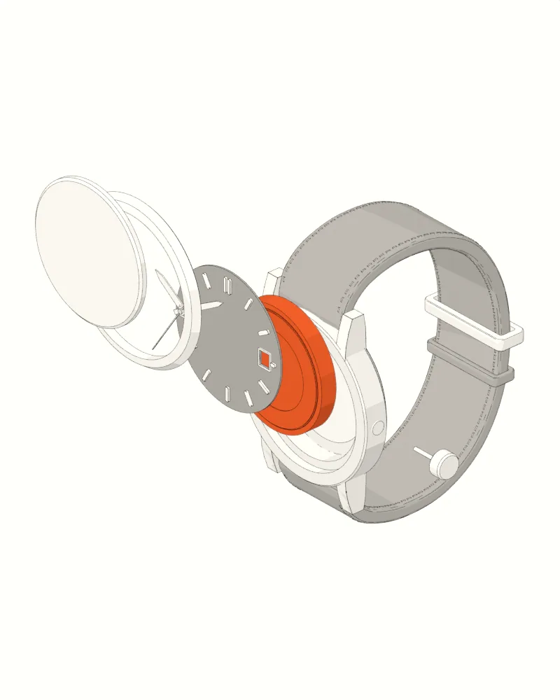 Sample bake 05, parts diagram